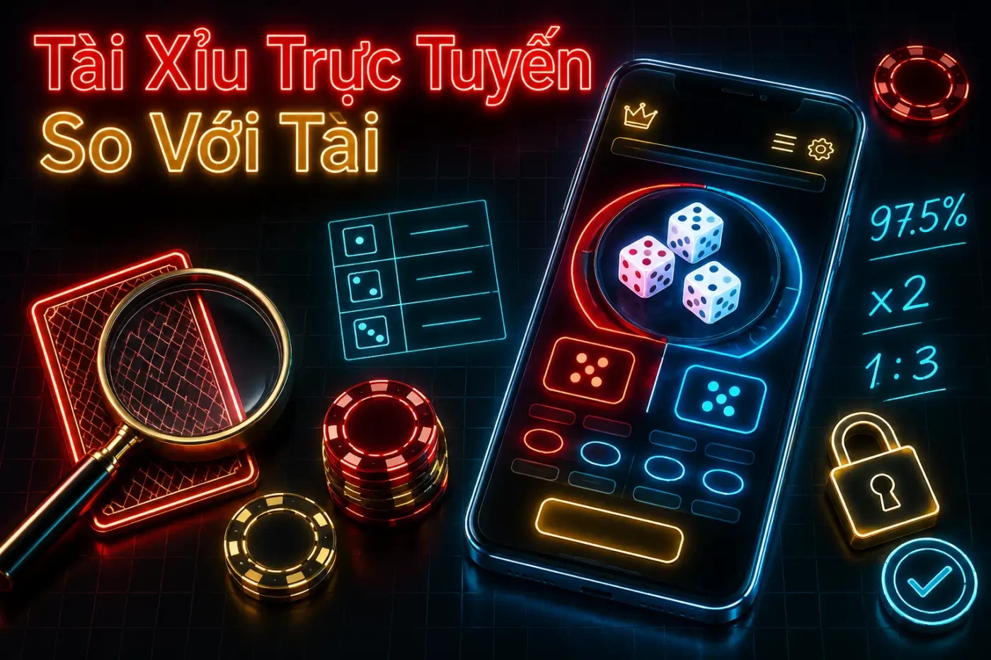 Tài Xỉu Trực Tuyến So Với Tài Xỉu Truyền Thống