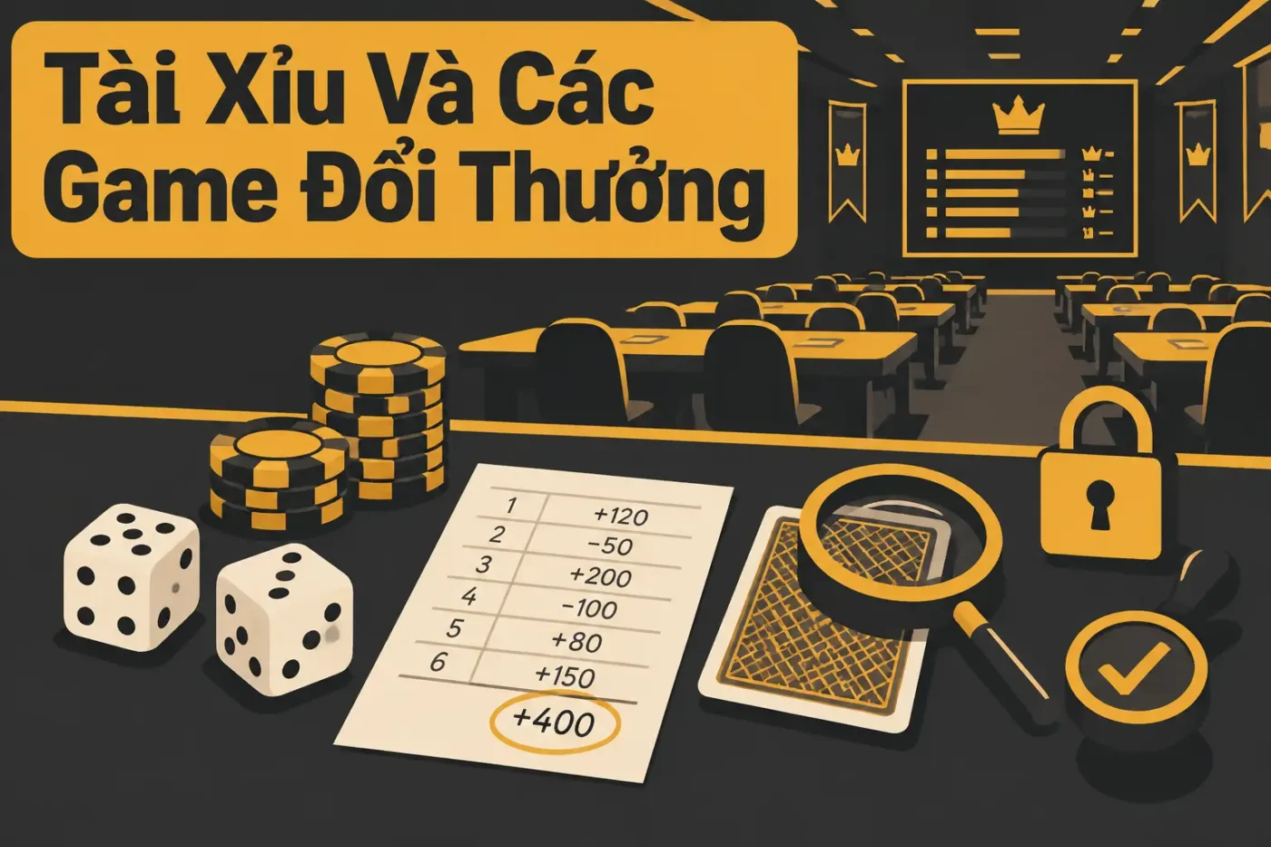 Tài xỉu là một trong những trò chơi cổ điển và dễ tiếp cận nhất trong hệ thống game đổi thưởng - tài xỉu và các game đổi